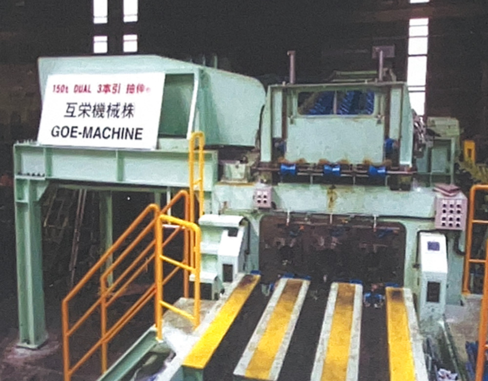 150t DUAL3本引き全自動精密抽伸機